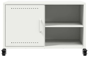 Móvel de TV 68x39x43,5 cm aço branco