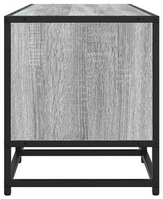 Móvel p/ TV 120x35x41cm derivados madeira/metal cinzento sonoma