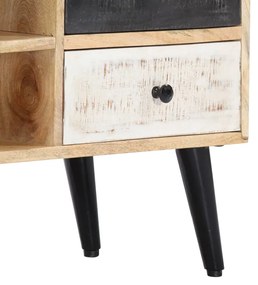 Móvel de TV 115x30x47 cm madeira de mangueira maciça