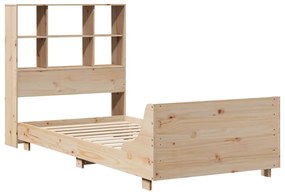 Cama sem colchão 90x200 cm madeira de pinho maciça