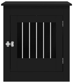 Móvel casota para cão 64,5x80x71 cm derivados de madeira preto