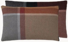 Capa de almofada reversível em lã de alpaca Manhattan