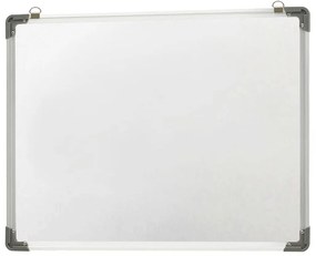 Quadro de escrita magnético 90x60 cm aço branco