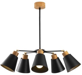 Candeeiro Suspenso Manavgat – Preto – Diâmetro 58 cm, Altura 68 cm