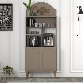 Armário de Cozinha/Sala "Caffè" - Atlas e Nogueira - 81.3x201x35cm - D