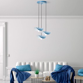 Candeeiro de Teto Eger – Azul Claro – Ø50 cm