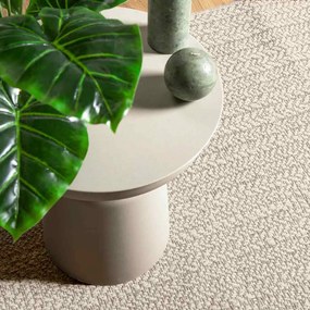 Tapete ZIZUR creme 120x120cm aspeto de juta interior e exterior