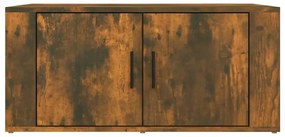 Mesa de centro 80x50x36 cm derivados madeira carvalho fumado