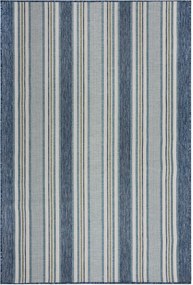 Tapete de tecelagem plana para interior e exterior Roma Stripe