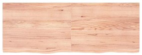 Prateleira de parede 160x60x(2-4) cm carvalho tratado castanho
