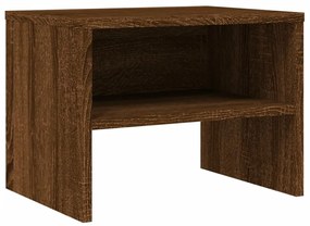 Mesa cabeceira 2pcs 40x30x30cm deriv. madeira carvalho castanho