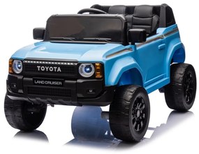 Carro elétrico para Crianças Toyota Land Cruiser PRADO 12V 4x4  Rodas Espuma EVA, Assento couro ecológico Azul