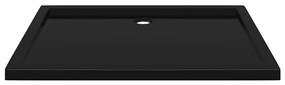 Base de chuveiro retangular 70x100 cm ABS preto