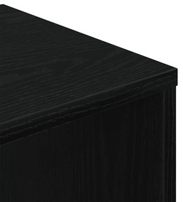 Estante 34x31x112 cm derivados de madeira preto