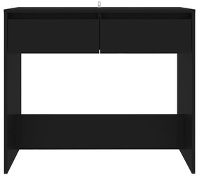 Mesa consola 89x41x76,5 cm aço preto