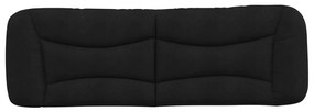 Almofadão de cabeceira 160 cm tecido preto