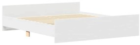 Estrutura de cama com cabeceira e pés 180x200 cm branco