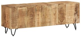Móvel de TV 110x30x40 cm madeira de mangueira maciça