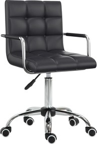 HOMCOM Cadeira de Escritório Ergonomica para Gestores com Altura Ajustável e Design Elegante | Aosom Portugal