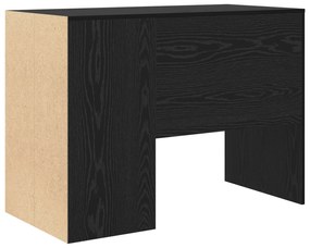 Mesa de Escrita Carvalho Preto Madeira Derivada Compacta