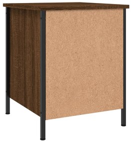 Mesa cabeceira 40x42x50 cm derivados madeira carvalho castanho