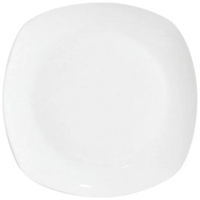 Conjunto de pratos La Mediterránea Connor Branca Porcelana (4 Peças) (25,5 x 25,5 x 2,5 cm)