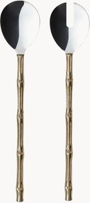 Conjunto de talheres de salada artesanais em caixa de oferta Bodhi Bamboo
