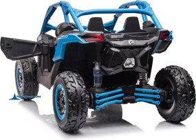 Carro elétrico para crianças 1 a 6 anos 24V MP4 CAN-AM Maverick Buggy Azul
