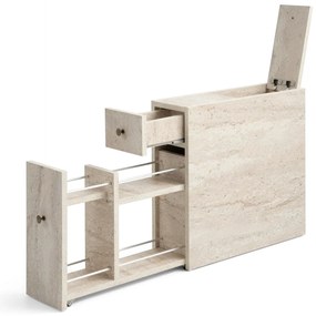 Armário de Casa de Banho Calencia – Travertino – 20x55x60 cm