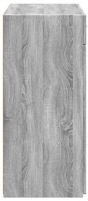 Aparador 80x42,5x93 cm derivados de madeira cinzento sonoma