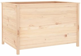 Canteiro elevado de jardim 119,5x82,5x78 cm pinho maciço