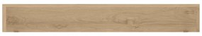Prateleiras de parede 2 pcs 110x15x4 cm madeira de teca maciça