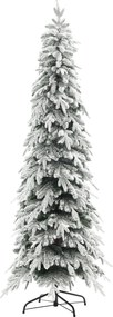 HOMCOM Árvore de Natal artificial 210 cm, árvore como real com 800 ramos densos, neve artificial, abertura automática | Aosom Portugal
