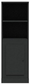 Aparador alto 36x35,5x103,5 cm derivados de madeira preto