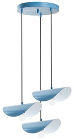 Candeeiro de Teto Eger – Azul Claro – Ø50 cm