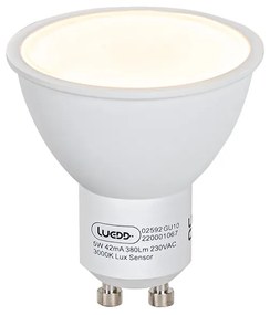 GU10 lâmpada LED sensor claro-escuro 5W 380 lm 3000K