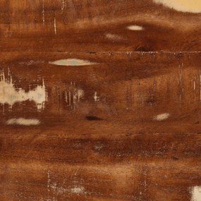Armário de TV para parede 100x32x25cm madeira recuperada maciça