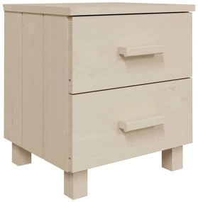 Mesas cabeceira 2pcs HAMAR 40x35x44,5 pinho maciço castanho-mel