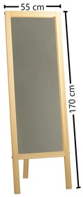 Espelho de Pé A41 – Nogueira – 55x170 cm