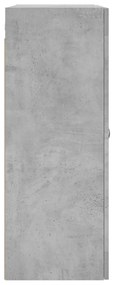 Armário de parede 69,5x34x90 cm cinzento cimento