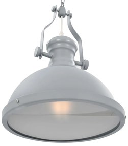 Candeeiro de teto redondo E27 cinzento