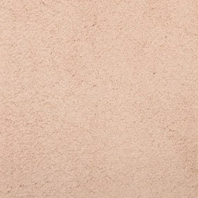 Tapete pelo curto macio e lavável HUARTE 80x200 cm rosa-pálido