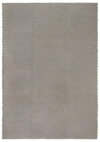 Tapete retangular 160x230 cm algodão cinza