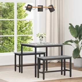 vidaXL Mesas de jantar METAL