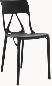 Cadeiras de plástico A. I., conjunto de 2