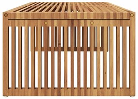 Mesa Lateral do Jardim 110x55x35,5 cm Madeira Maciça Teca