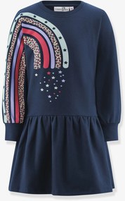 Vestido arco-íris para menina Happy Girls marinho