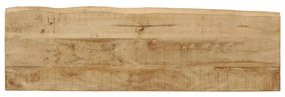 Mesa consola c/ borda viva 105x33x76cm madeira mangueira maciça