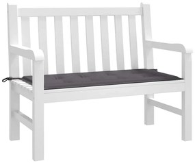 Almofadão p/ banco de jardim 100x50x4cm tecido oxford antracite