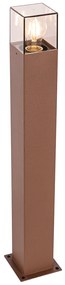 Candeeiro de pé para exterior industrial castanho ferrugem 70 cm IP44 - Denmark Industrial